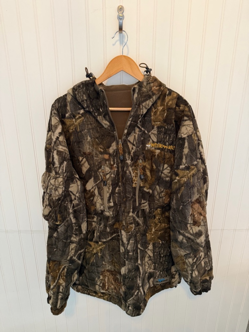 Whitewater Mossy Oak Break Up Tree Camo Reversible Lined Jacket Size L